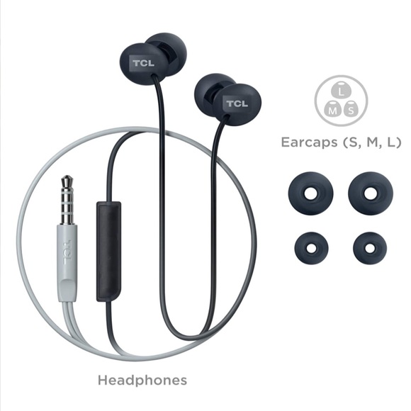 TCL Socl300 in-Ear Earbud Noise Isolating Wired Headphones with Built-in Mic - Picture 2 of 8